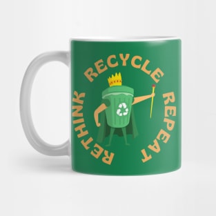 Rethink Recycle Repeat Mug